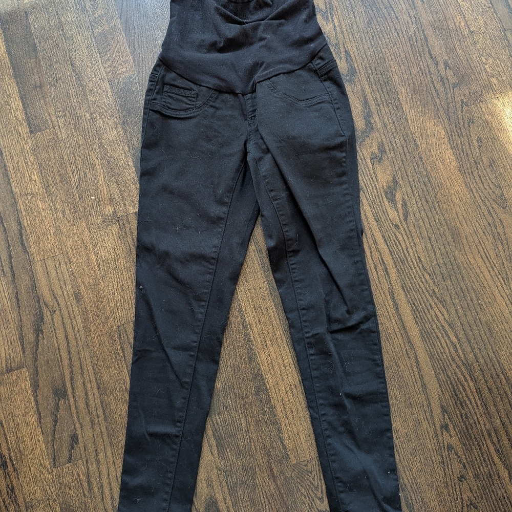 Like New Indigo Blue Maternity Pants - SX - Black